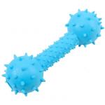 Игрушка для собаки "Bubble gum-Гантель" 14см цвет голубой Ultramarine