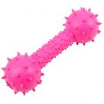 Игрушка для собаки "Bubble gum-Гантель" 14см цвет розовый Ultramarine