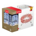VEGAS   24V Электрогирлянда-конструктор "Занавес" 192 красных LED ламп, 6 нитей, прозрачный провод, 1*4 м /32/4