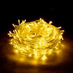 VEGAS   24V Электрогирлянда-конструктор "Занавес" 192 желтых LED ламп, 6 нитей, прозрачный провод, 1*4 м / 32/4