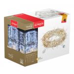 VEGAS   24V Электрогирлянда-конструктор "Занавес" 192 теплых LED ламп (36 мигающих), 6 нитей, прозрачный провод, 1*4 м /32/4