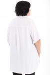 Рубашка женская удлиненная сзади