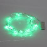 Гирлянда для дома "Ёлочка" на батарейках 2,0 м 20 ламп LED, Зеленый (постоянное свечение)