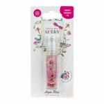 Aqua Fleur масло-блеск для губ в роликовой упаковке с розовыми цветами 7,5 мл Lukky Т22004