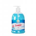 Жидкое мыло "Soapy" антибактериальное с дозатором 500 мл Clean&Green CG8063