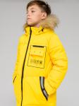 Куртка для мальчика р.146 см желтый 91W22 Vulpes