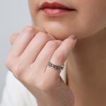 "Форс" кольцо в серебряном покрытии из коллекции "Ералаш" от Jenavi