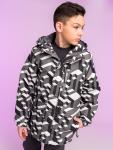 Куртка для мальчика р. 128 см серый 1031SA22 Vulpes