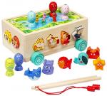 Игра "Развивающий вагончик" JHTOY-543 дерево