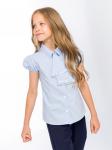 Блузка для девочки р.122 см голубой 5033SC22 Vulpes
