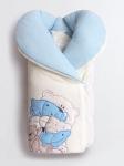 Комплект на выписку д/с Lace bunny 4пр ЛМ-2238 голубой