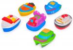 Набор резиновых игрушек CQS601-7 Кораблики в сетке