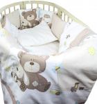 Комплект в кроватку(для овальной) 6пр Малыши 5713 L Abeille
