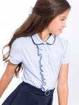Блуза для девочки р. 122 см Голубой 687SC22 Vulpes