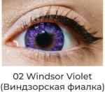 Цветные мягкие контактные линзы с послойным методом нанесения красителя OKVision FUSION (гидрогелевые) (режим замены - 1 мес.), 2 шт.