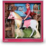 Кукла 7763-A с лошадью и аксессуарами в/к