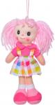 Мяг. Кукла Лиза в розовом платье 20 см 1233-1-2 ТМ Коробейники