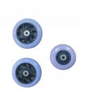 Набор колес для самоката 3D Robin, 120/90 мм, фиолетовый
