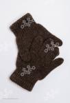 Перчатки детские из 100%  монгольской шерсти          (арт. 04166)