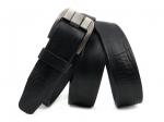 Кожаный черный мужской джинсовый ремень B40-2011