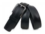 Кожаный черный мужской джинсовый ремень B40-2003