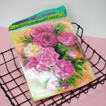 Алмазная мозаика "Цветы", частичная выкладка, пластиковая подставка, 21*25 см
