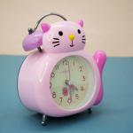 Часы-будильник «Kitten», pink