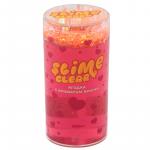 Слайм Slime Clear-slime. Ягодка, красный, с наполнением слюда, с ароматом вишни, 250г, S130-34