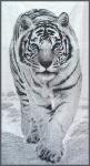 Полотенце махровое Белый тигр