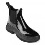 KEDDO черный ПВХ женские ботинки (О-З 2022)