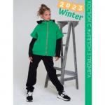 Костюм с жилетом 3 предмета зеленый