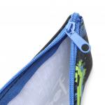 70172 Пенал плоский Графика футбол, на молнии, 20,5*10,8 см