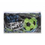 70172 Пенал плоский Графика футбол, на молнии, 20,5*10,8 см