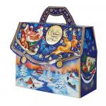 Портфельчик-Сани с тиснением (1). Новогодняя упаковка (короб) 1800гр