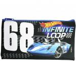 70097 Пенал плоский Hot Wheels, на молнии, 20,5*10,8 см