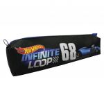 70098 Пенал объёмный Hot Wheels, 1 отделение на молнии, 21*4,5*4,5 см
