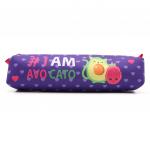 70008 Пенал объемный Авокадо-питахайя, 1 отделение на молнии, 21*4,5*4,5 см