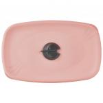 "Lucky Friday" Контейнер для продуктов пластмассовый 0,65 л, 19,5х12,5х5 см, паровыпускной клапан, подходит для СВЧ, пудровый (Россия)