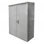 Шкаф для газового баллона 50л 80х43х100 см, для 2 баллонов, оцинкованная сталь, разборный (Россия)