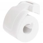 Акция5% Держатель для туалетной бумаги пластмассовый 16х115х5,5см, белый, (без крепежей) (Россия)