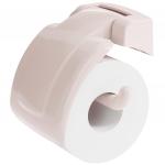 Акция5% Держатель для туалетной бумаги пластмассовый 16х115х5,5см, бежевый, (без крепежей) (Россия)