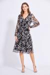 Платье BUTER 2529 черный принт