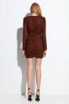 Платье LAKBI 53174 коричневый