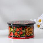 Коробка «Ягодка», большая, 13?7 см, хохлома