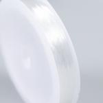 Нить силиконовая для бисера "Astra" 0,6 мм, 25 м, прозрачный матовый