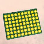 Аппликатор "Кузнецова - Любимой маме", 70 колючек, плёнка, 23 х 32 см, жёлтый