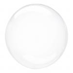 Шар полимерный 18" Bubble, кристалл, прозрачный"