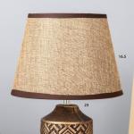Настольная лампа "Анисия" Е14 40Вт коричневый с золотой патиной 22х22х36 см