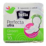 Гигиенические прокладки Bella Perfecta ULTRA Green, 10 шт.
