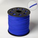 Шнур из искусственной замши на бобине, L= 90м, ширина 2,3мм, цвет синий